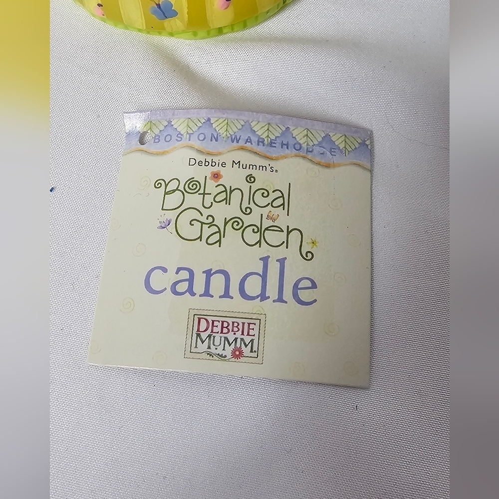 Debbie Mumm Botanical Garden Fairy Candle 2002 Boston Warehouse Figural New Tag - Picture 5 of 11